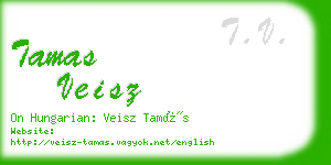 tamas veisz business card